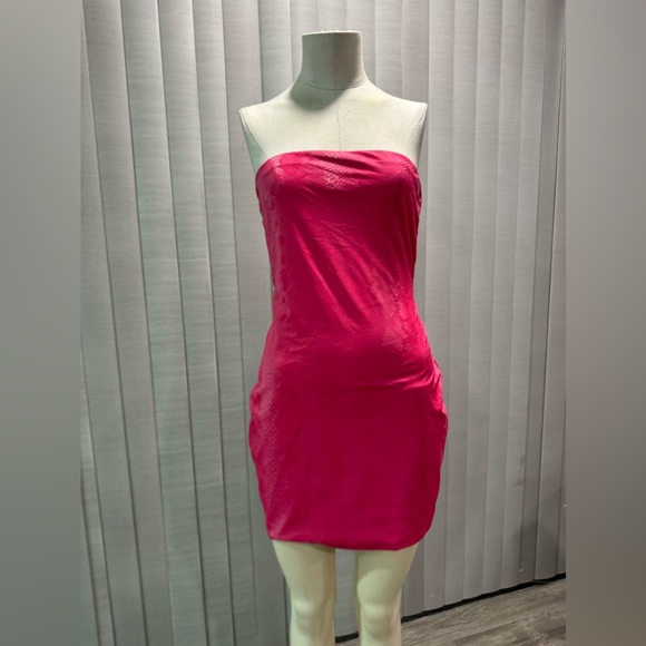 🌸AMTIOUS pink snake print dress 🌷 - Picture 5 of 7